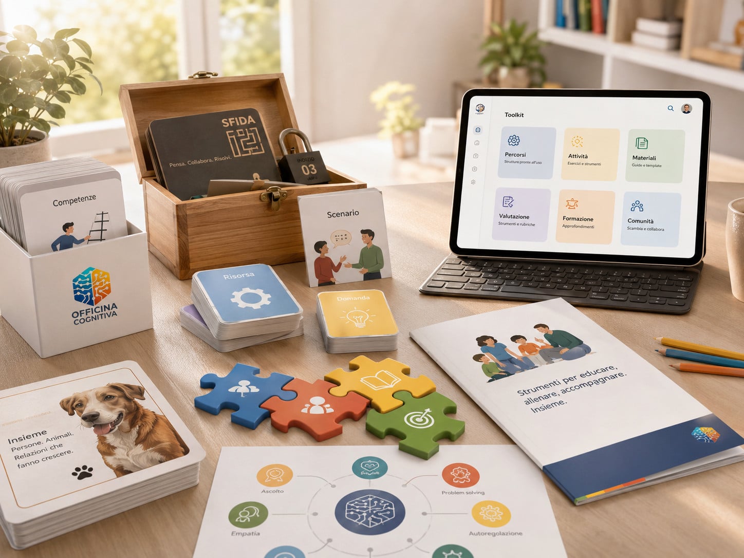 Officina Cognitiva - Linea d'offerta: Prodotti digitali e toolkit